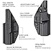 ANOLE IWB Kydex Holster for Springfield Echelon 4.5 Full Size, Optic Cut Belt Carry Black, Right Hand