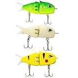 3 Packs of Glide Bait, Raptor Glide Bait, Glide Baits, Ideal for Freshwater and Saltwater Fishing, Durable Design for Long-Lasting Performance