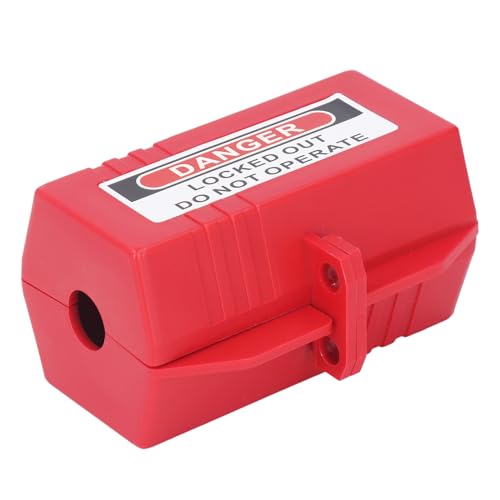 Natudeco Plug Lock Industrial Grade Power Cord Lockout Electrical Device Impact Isolation BoxCircuit Lockout for Industrial Office Use