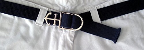 Men's Nautical Anchor Webbing Belt2