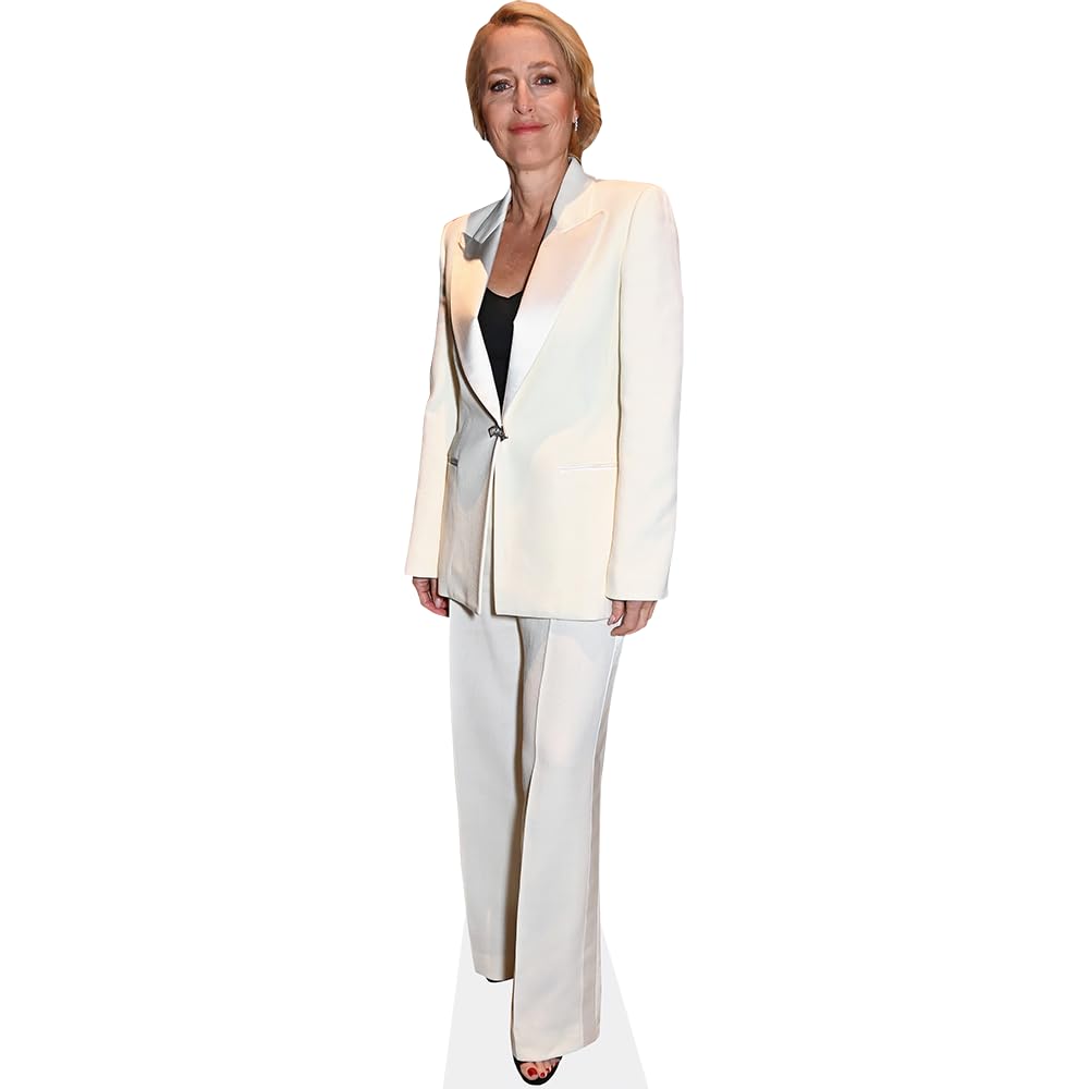 Celebrity Cutouts Mini Size Cutout Gillian Anderson (White Suit)