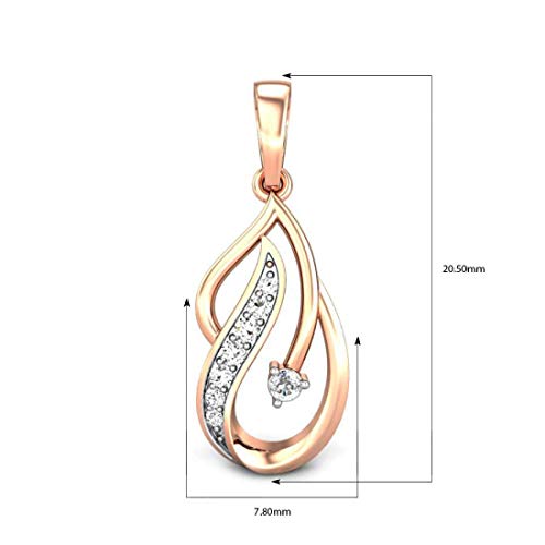 Candere By Kalyan Jewellers 18KT Gold and Diamond Pendant for Women - Image 4