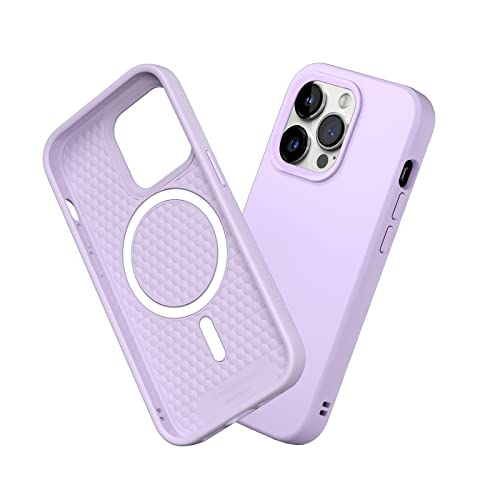 Coque iPhone 14 Pro RhinoShield SolidSuit Violet Lilas Compatible MagSafe
