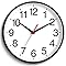 Amazon.com: Rohioue Wall Clock Modern 8 Inch Battery Operated Silent ...