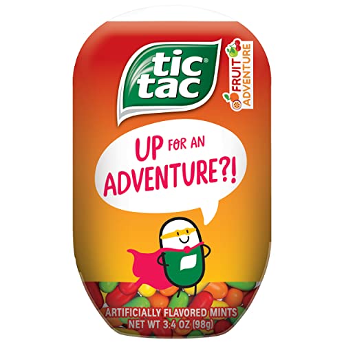 Tic Tac Mints, Fruit Adventure, 3.4 Oz. Bottle Pack #TOP2