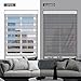 Jogney Remote Control Motorized Zebra Shades/Roller Shades (Window Blinds/Shades) with Built-in Rechargeable Battery. Smart Home Compatible with Smart Phone App, Alexa, Google Home, Siri. Made in USA.
