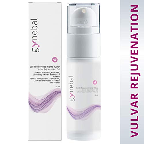 GYNEBAL Gel Rejuvenecimiento Vulvar - Revitalizacion de la Zona Vulvo Vaginal - Mejora Hidratación Firmeza Elasticidad y Aclara el Tono - Menopausia Atrofia Depilacion Parto Anticonceptivos - 30 ml