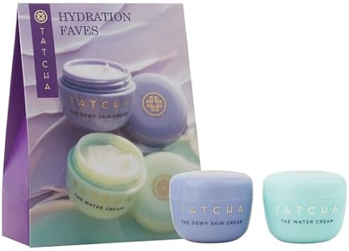 Tatcha Moisturiser Duo - The Dewy Skin Cream 15ml & The Water Cream 15ml