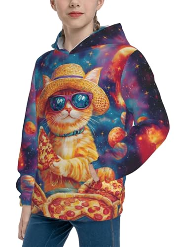 Kids Novelty 3D Printed Sweatshirt Girl Boy Galaxy Pullover Hoodies4