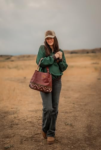 Image of Wrangler Hobo Bags for Women Vegan Leather Top Handle Shoulder Purses and Handbags