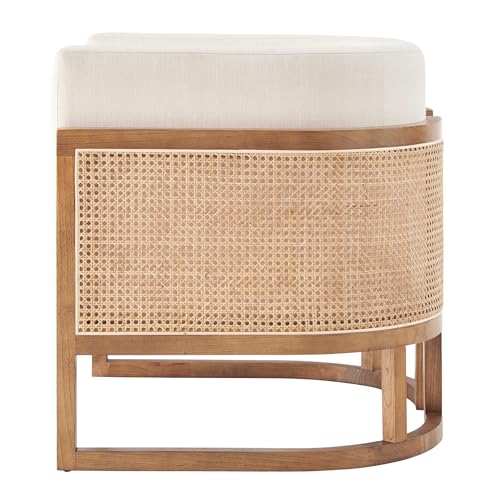 Sillón Barrel Curvo Lino Natural miniatura 5
