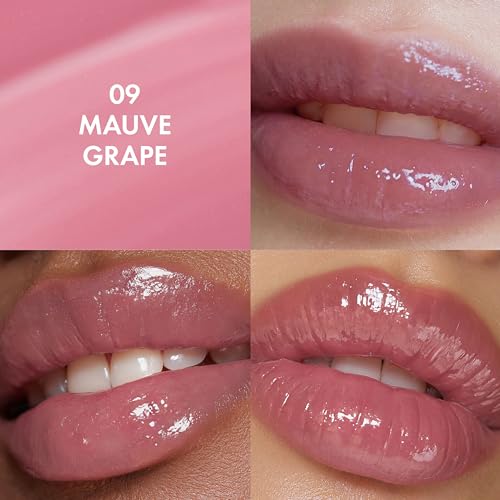 Image of Amuse SEOUL Daisy Flower Dew Tint (09 MAUVE GRAPE) - Glossy Moisturizing Lip Stain, Watery Glow Lip Tint, Long Lasting Color, Dewy Finish, Vegan, Korean Beauty Makeup