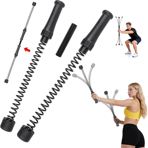 2 stuks Battle Ropes zonder touw, draagbaar, zware battle ropes, full-body trainingsapparaat, robuuste antislip handgreep, power rope voor binnen en buiten, training, boksen en training