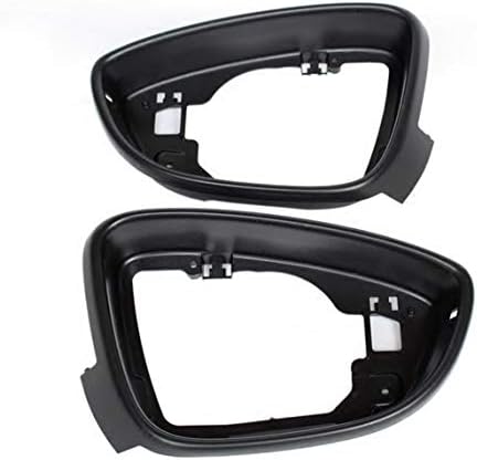 Left & Right Side Mirror Housing Frame Trim for VW Passat b7 CC Jetta MK6 Beetle EOS Scirocco - (Color: Pair)