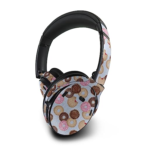 Image of MightySkins Glossy Glitter Skin Compatible with Bose QuietComfort 45 Headphones Donut Binge | Protective, Durable High-Gloss Glitter Finish | Easy to Apply | Made in The USA
