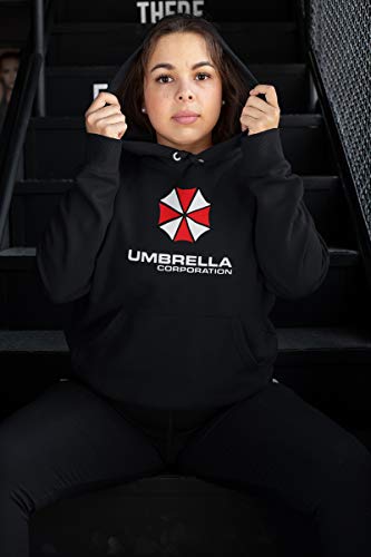 Blusa Moletom Casaco Umbrella Corporation Preto Unissex