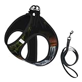 Bandes de sécurité réfléchissantes : le harnais pour les petits chiens au dos et à la poitrine est équipé de matériaux réfléchissants. Les bandes hautement réfléchissantes à 360° offrent une bonne visibilité dans l'obscurité, assurant la sécurité de votre animal de compagnie lors des promenades nocturnes ou des activités de plein air.