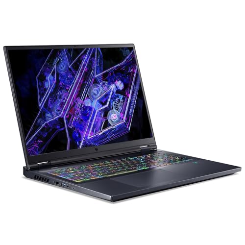 PC portátil gaming Acer Predator Helios 18 PH18-72-97DT 18 WQXGA 250 Hz Intel Core? i9 64 Go RAM 2 To SSD Nvidia GeForce RTX 4090 Noir