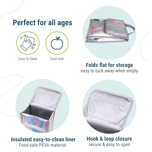 Image of Wildkin 55904 Lunch Bag, One Size, Holographic