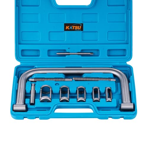 KATSU Tools Kit de compresseur de Ressort de soupape Portable 5 en 1, 10 pièces, pour Voitures, fourgonnettes, Motos, modèle 450341