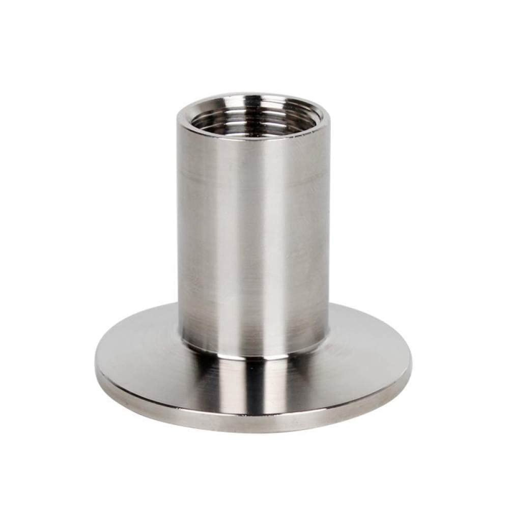 OTANA Raccordi per Tubi con ghiera filettata Interna in Acciaio Inox SS304 BSP Tre Clip Distillazione della Birra Fatta in casa, Morsetto Tri da 50,5 mm, 1,1/2"