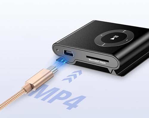 Accessonico USB Mini Cable USB Mini B, USB to Mini USB Cable Digital Camera Charger USB A to USB Mini, USBA USB A to USB Mini B - Thumbnail 3