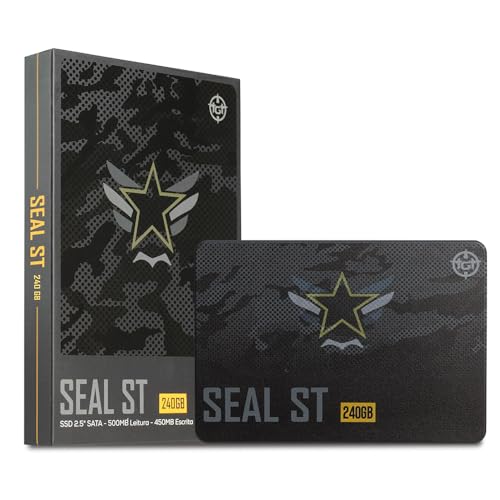 SSD TGT SEAL ST, 240GB, SATA III 6GB/S, LEITURA 500 MB/S, GRAVACAO 450 MB/S, TGT-SLST-240