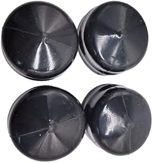 4pcs 532104757 Rubber Wheel Axle Hub Caps for Husqvarna, Weed Eater, Poulan, Sears, Crafstman, Ryobi and Roper Lawn Mower, Lawn Tractor and Snow Blower 532175039, 104757X, 104757X428