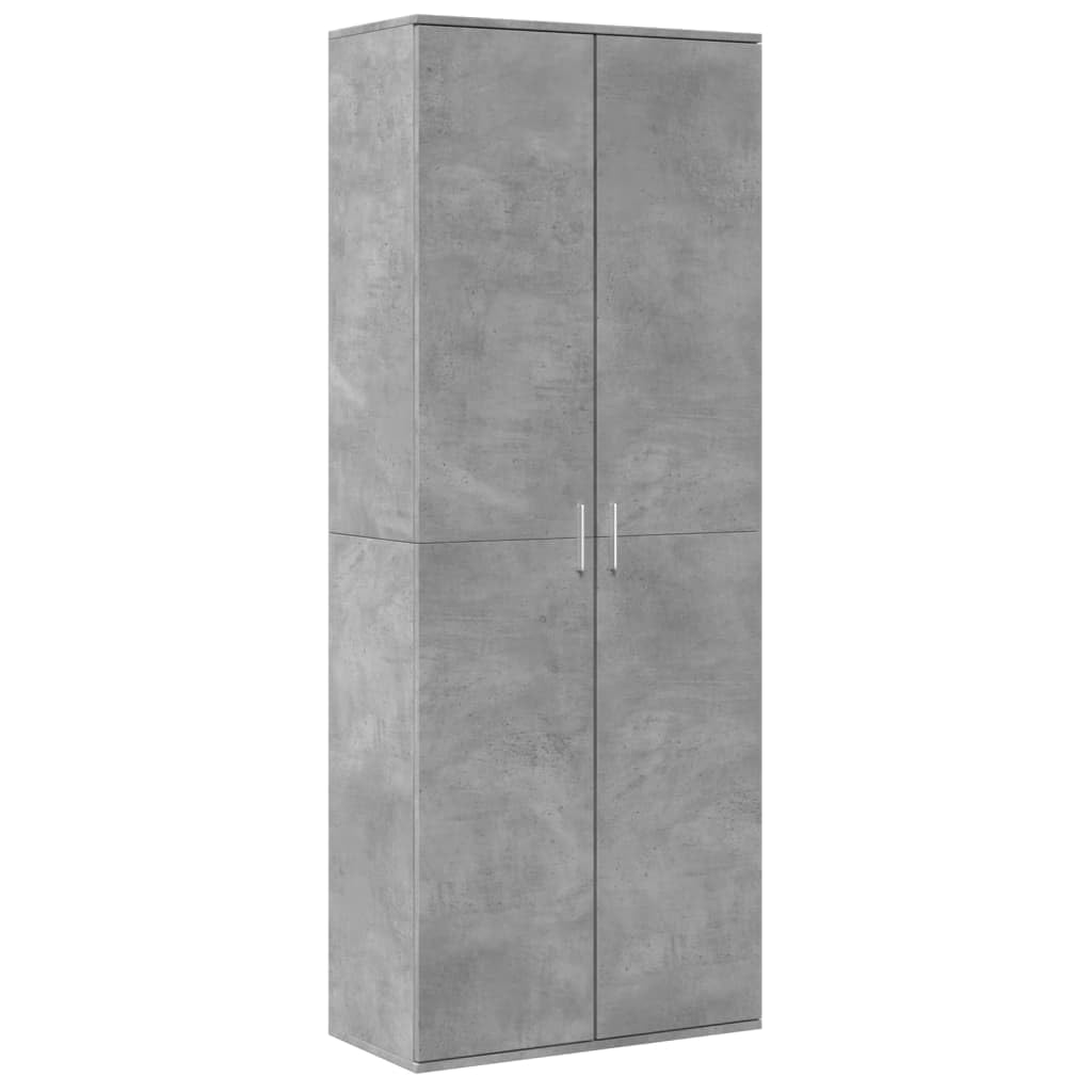 Générique Buffet Haut Gris béton 70x35x180 cm Bois d'ingénierie,Meubles, Armoires & Meubles de Rangement, Casiers & armoires de Rangement, Gris (Poids 51.88KG)