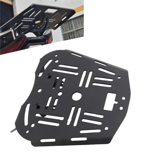 Boîte arrière de rangement stable avec plaque base inférieure moto - 3