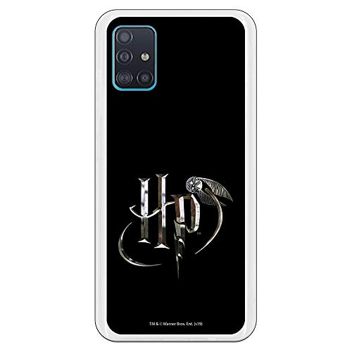 Funda para Samsung Galaxy A51 5G Oficial de Harry Potter HP Iniciales. Protege tu móvil con la Carcasa para Samsung de Silicona Oficial de Harry Potter.