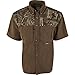 Drake Waterfowl EST Two-Tone Camo Vented Wingshooter's Shirt S/S Blades Habitat Medium