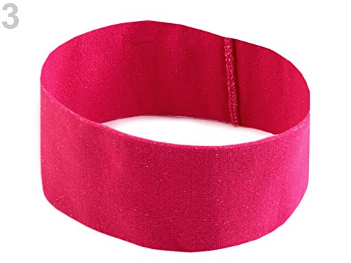 Preisvergleich Produktbild Haarband elastisch einfarbig pink *NEU*