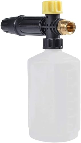 Miniatura 9 de BEARFORCE Lavadora eléctrica a presión cañón de espuma con conector, lavadora de energía, lanza de espuma de nieve ajustable, botella de 0.6 L,