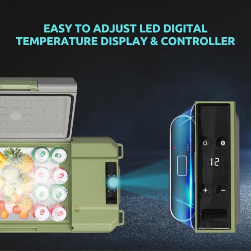 Image of Rockwell RMC20X Car Cooler /Freezer, Portable Fridge for Outdoor Adventures, 240V AC Power Cord & 12V Car Adapter