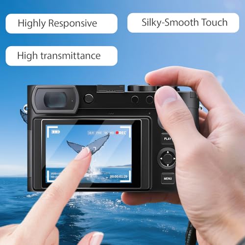 2 protectores de pantalla para Ricoh GR3 y GR III X en vidrio templado transparente 4