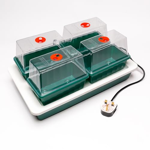 AMOS Eezy Grow 4 Propagator – Electric Heated Seed Starter for Faster Germination & Rooting Indoor Plant Growing Kit with Vented Lids Ideal for Seeds, Herbs & Cuttings - Image 8