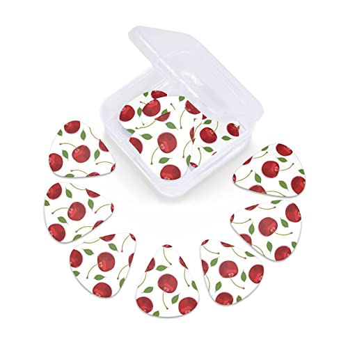 Pack de 12 médiators pour guitare Cherry Fruit Picks pour guitare électrique Guitare acoustique Diverses guitares - Les Beatles, Paul McCartney, John Lennon, RIngo Starr, George Harrison Pack de 12 médiators pour guitare Cherry Fruit Picks pour guitare électrique Guitare acoustique Diverses guitares – Image 6