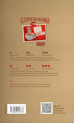 Bar D'italia Del Gambero Rosso 2025 - 2