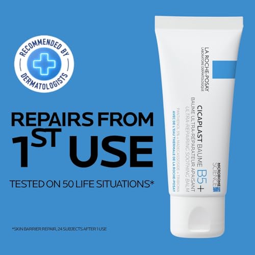 Image of La Roche-Posay Cicaplast Baume B5+ Repair Moisturiser Balm, 40ml | ACCELERATES REPAIR FROM 1 USE, DERM-RECOMMENDED, ADVANCED REPAIR FORMULA, Effective against 15+ indications
