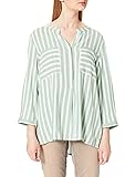 Blusa a rayas con dos bolsillos en el pecho