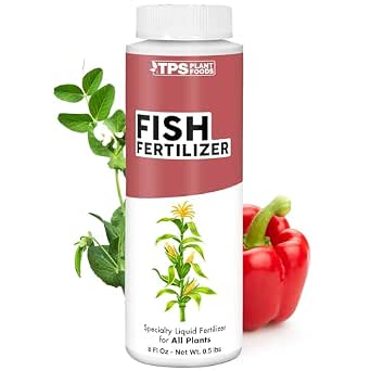 Fish Fertilizer – Liquid Supplement for Lush Growth & Strong Roots, 8 oz