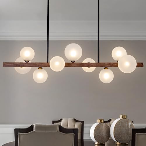 Loyled Modern Chandeliers for Dinning Room - Black 9 Light
