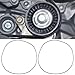 AS Axis Spindleon 2Pcs Cassette Recorder Square Drive Belt 406x1.2mm for VCR DVD Cassette