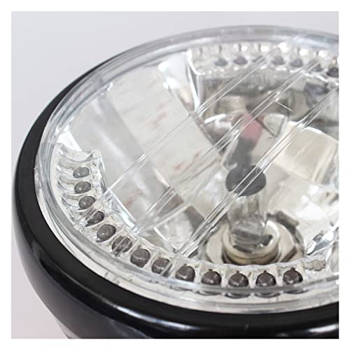 Moto antibrouillard lumière phare rond 7 pour café racer et bobber custom