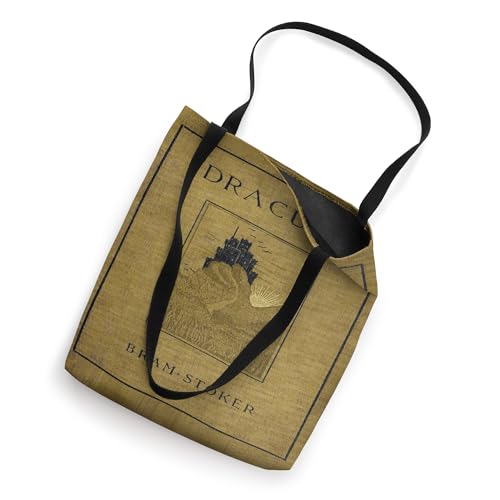 Bolso tote con diseño de portada del libro 'El castillo de Drácula' miniatura 3