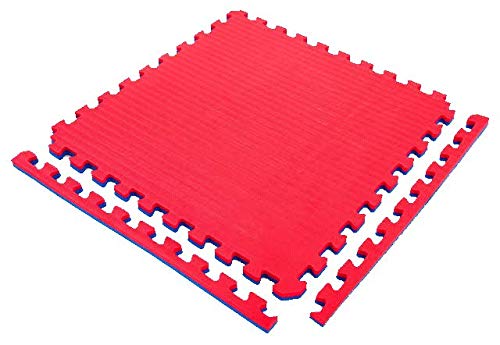 Kit Tatame E.V.A - 30 mm - 6 pcs - Slade Fitness - Azul e Vermelho