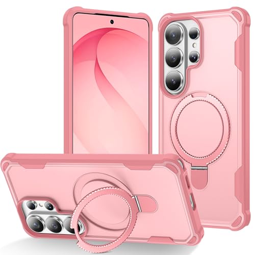 Coque rigide silicone Samsung S26 Ultra avec anneau magnétique