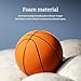 cdar Silent Basketball, 2024 Latest Foam Basketball Dribbling Indoor Training Ball Silent Bouncing Basketball Training Low Noise Sound Quiet Ball Sports Equipment Gift for Youth Kids Orange