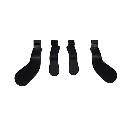 4Pcs Elite 2 Controller Paddles for Xbox One Elite Series 2 Controller, Elite Controller Paddles, Metal Stainless Steel Paddles Replacement for Xbox One Elite/ Elite Series 2/Elite 2 Core Controller (Black) [video game] [video game]